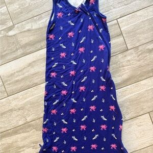 Kyte BABY Blue and White Sleep Sack Axolotl